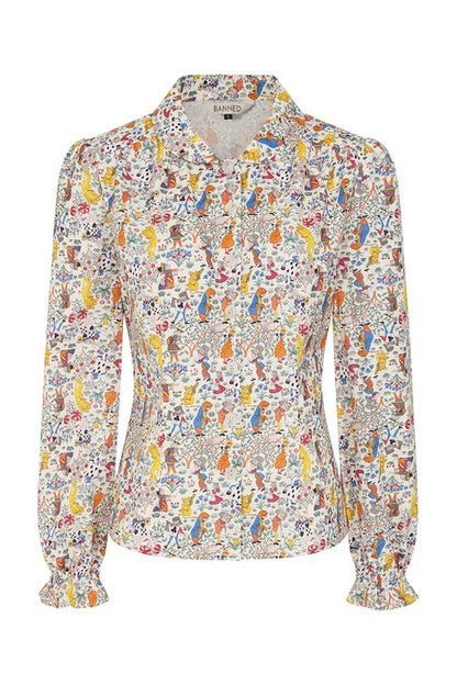 Wonderland Whimsy Blouse