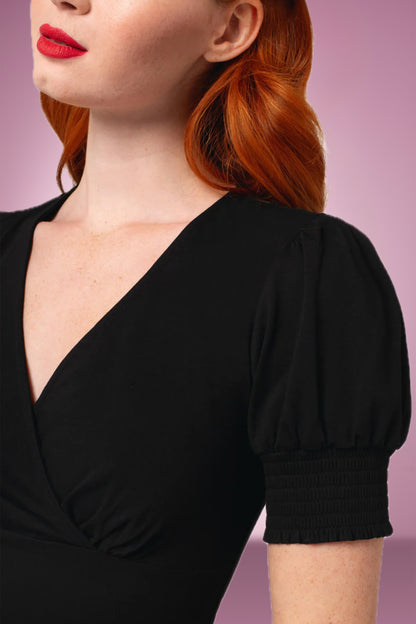 Blousie Top in black