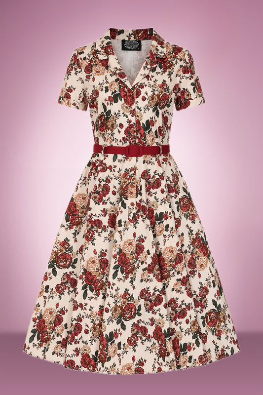 Autumnal Haze Swing Dress