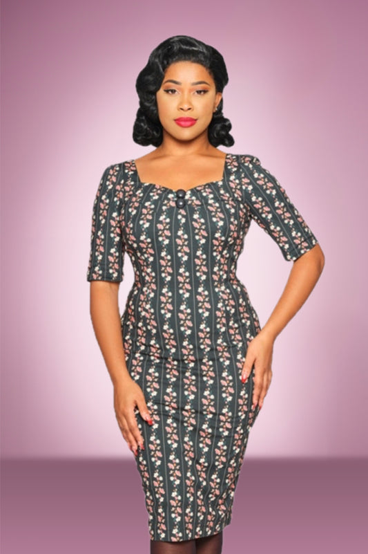 Penelope Wallflower Wiggle Dress