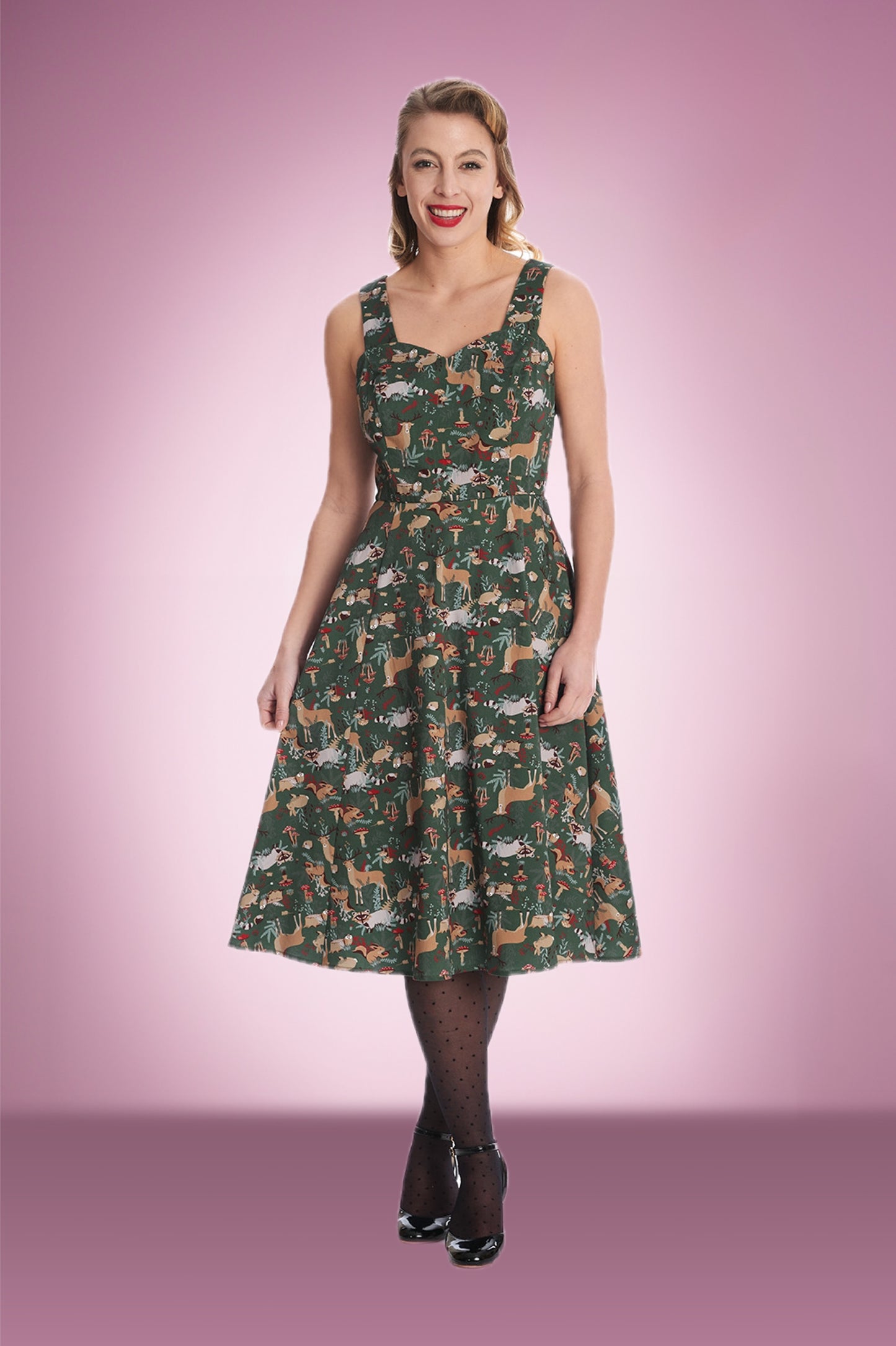 banned woodland swing dress