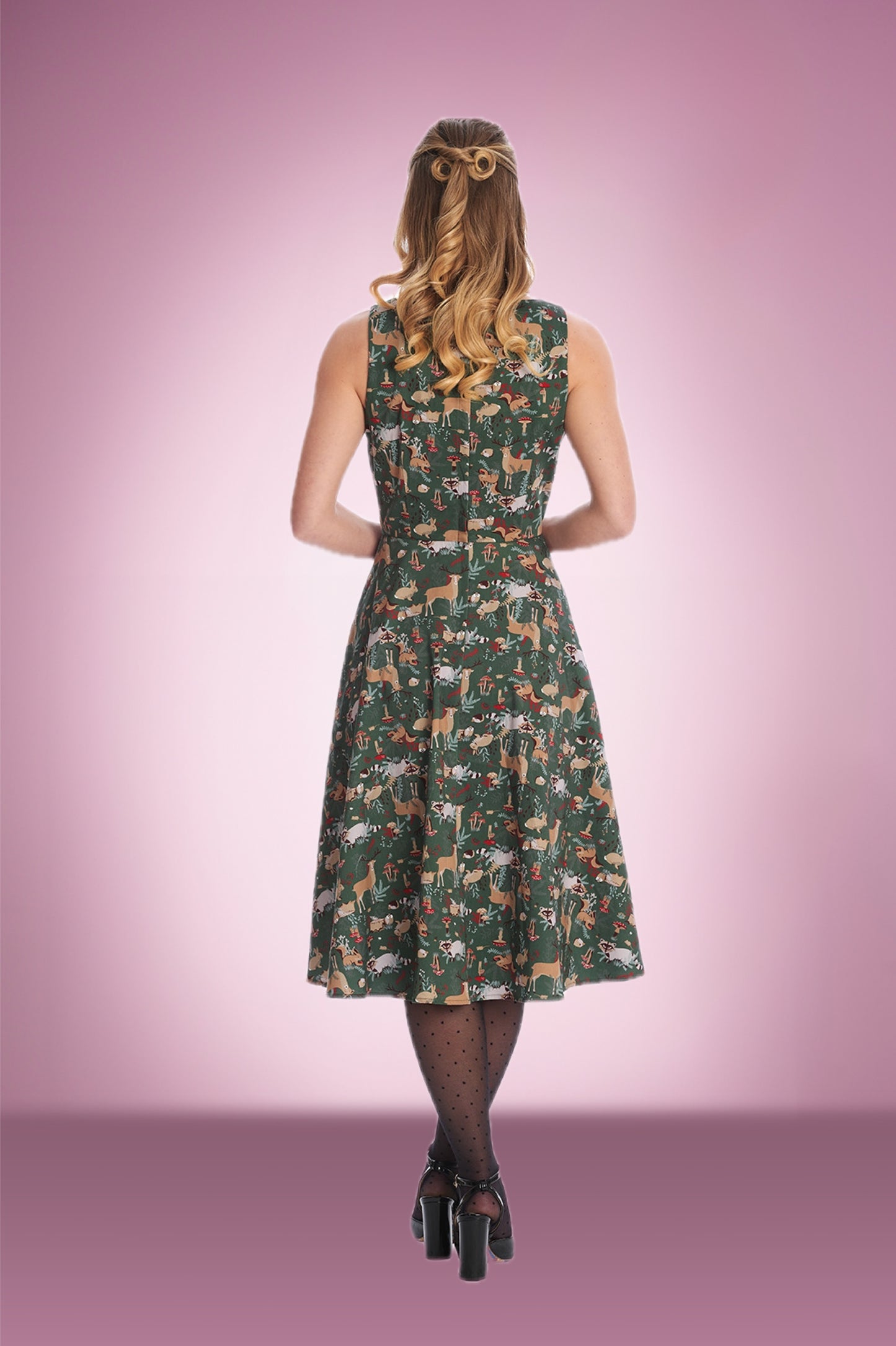 banned woodland swing dress