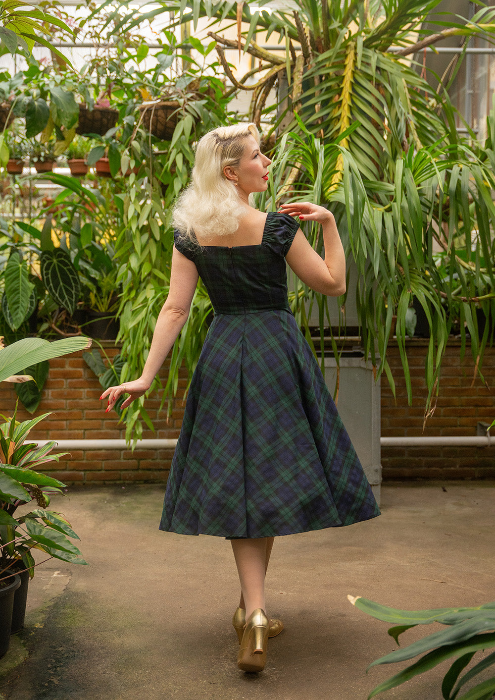 Dublin Tarten Swing Dress
