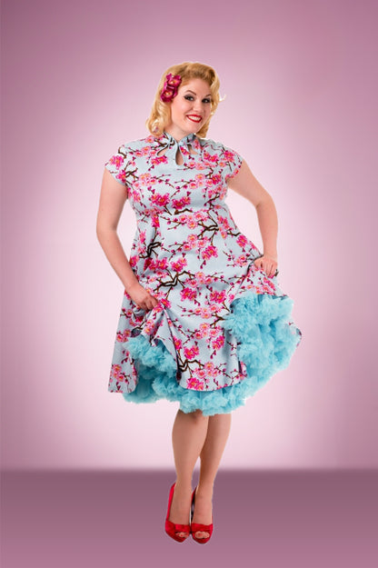 Japanese Blossom Swing Dress