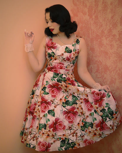 Gracious Floral Swing Dress