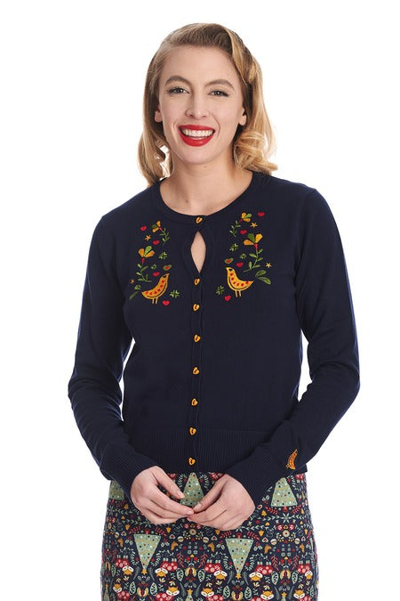 Birdy Birdy  Cardi in Navy