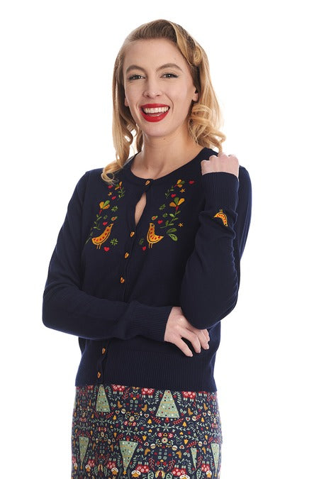 Birdy Birdy  Cardi in Navy