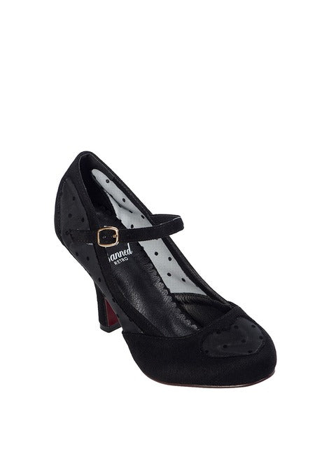 Bonnie Black Heart Shoe