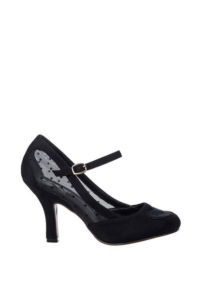 Bonnie Black Heart Shoe