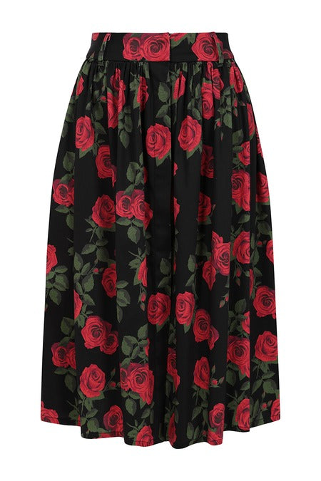 Aurora Rose Swing Skirt
