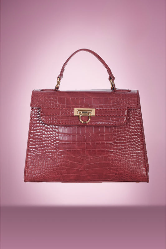 Joanie Handbag - Burgundy