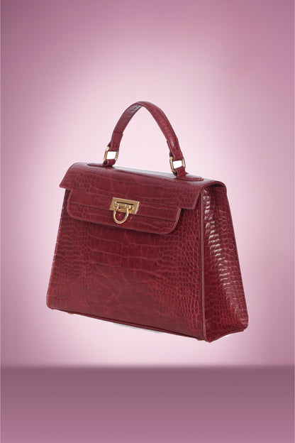 Joanie Handbag - Burgundy