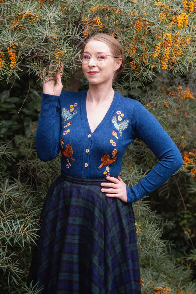 Take Flight Cardi in Royal Blue