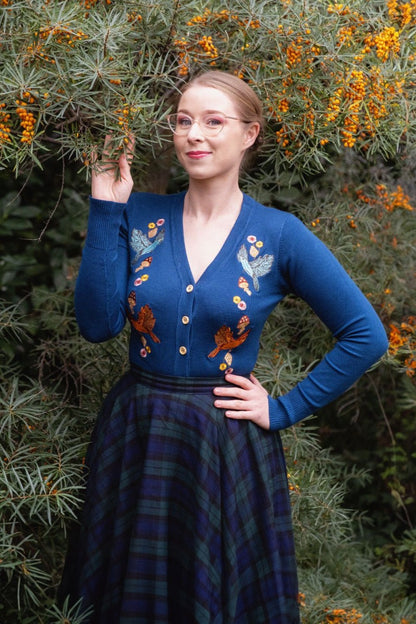 Take Flight Cardi in Royal Blue