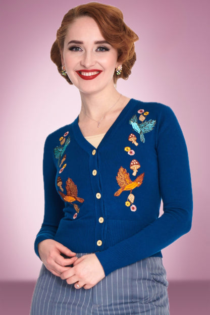 Take Flight Cardi in Royal Blue