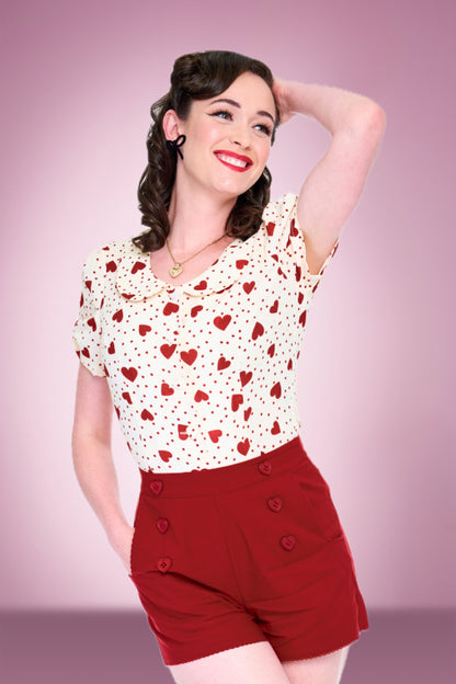 Cupid Love Heart Blouse