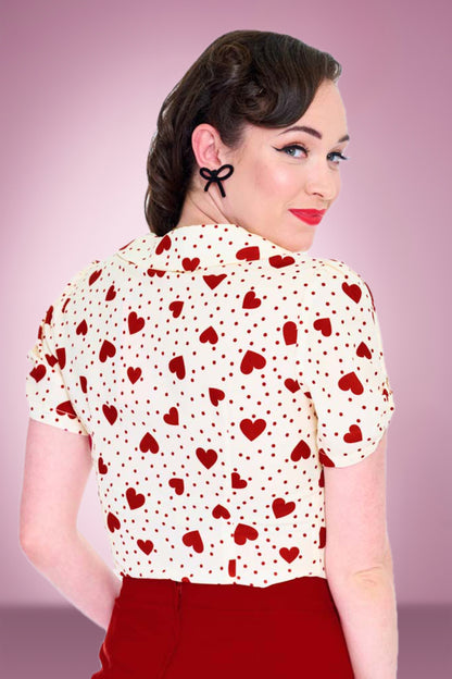Cupid Love Heart Blouse