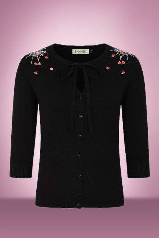 Spiderweb Blossom Cardi
