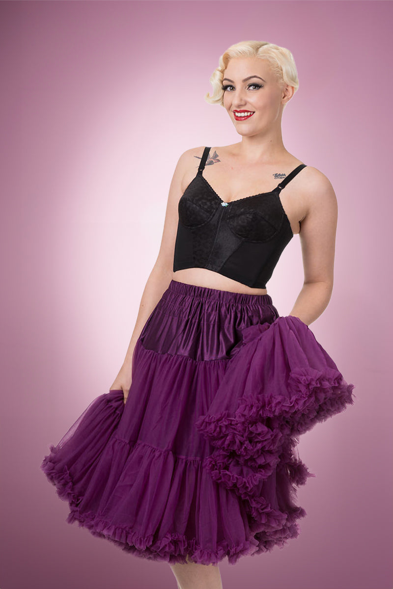 Petticoat Aubergine – Pocket Watch and Petticoats