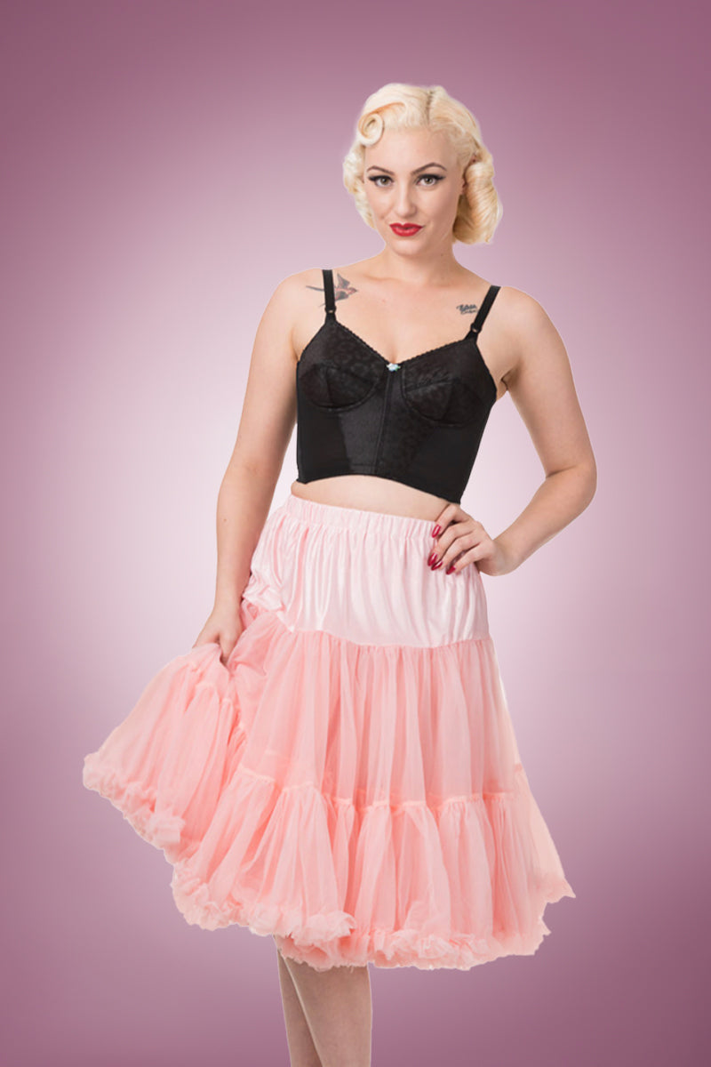 Petticoat pink (coral) Pocket Watch and Petticoats