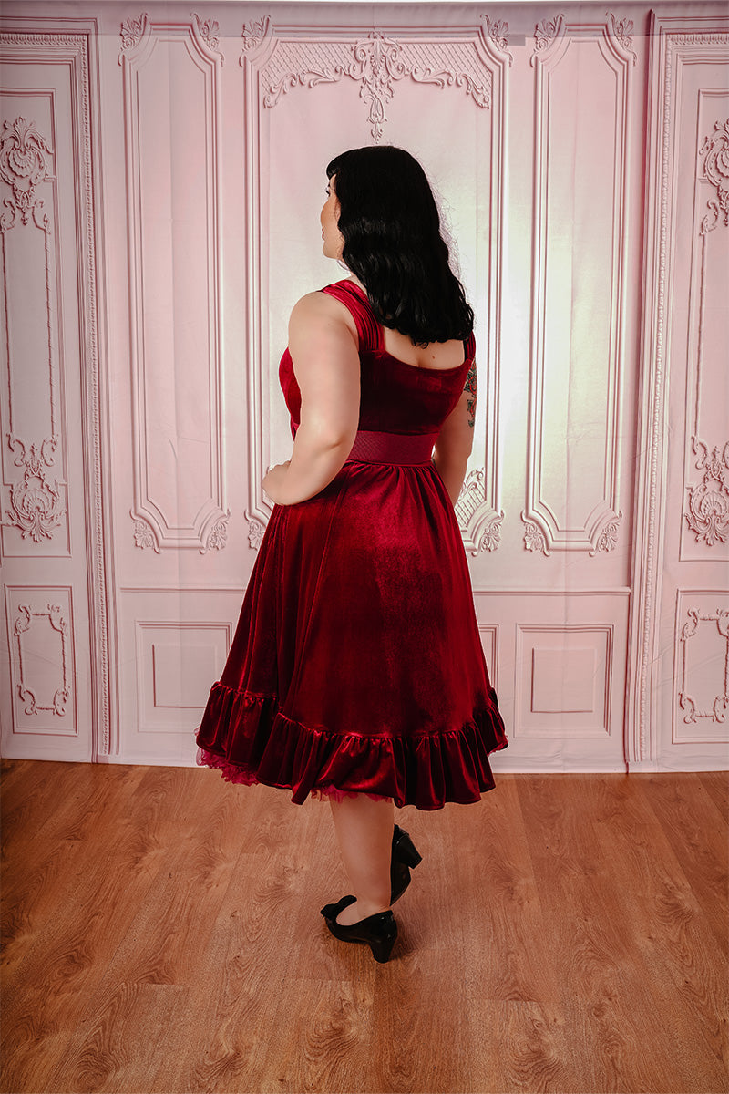 Victoria Velvet Swing Dress