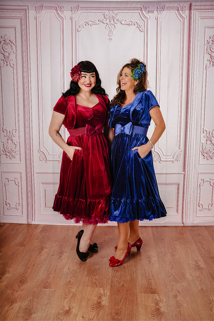 Victoria Velvet Swing Dress