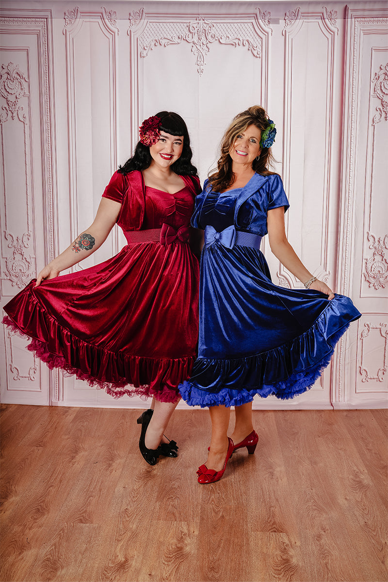 Victoria Velvet Swing Dress