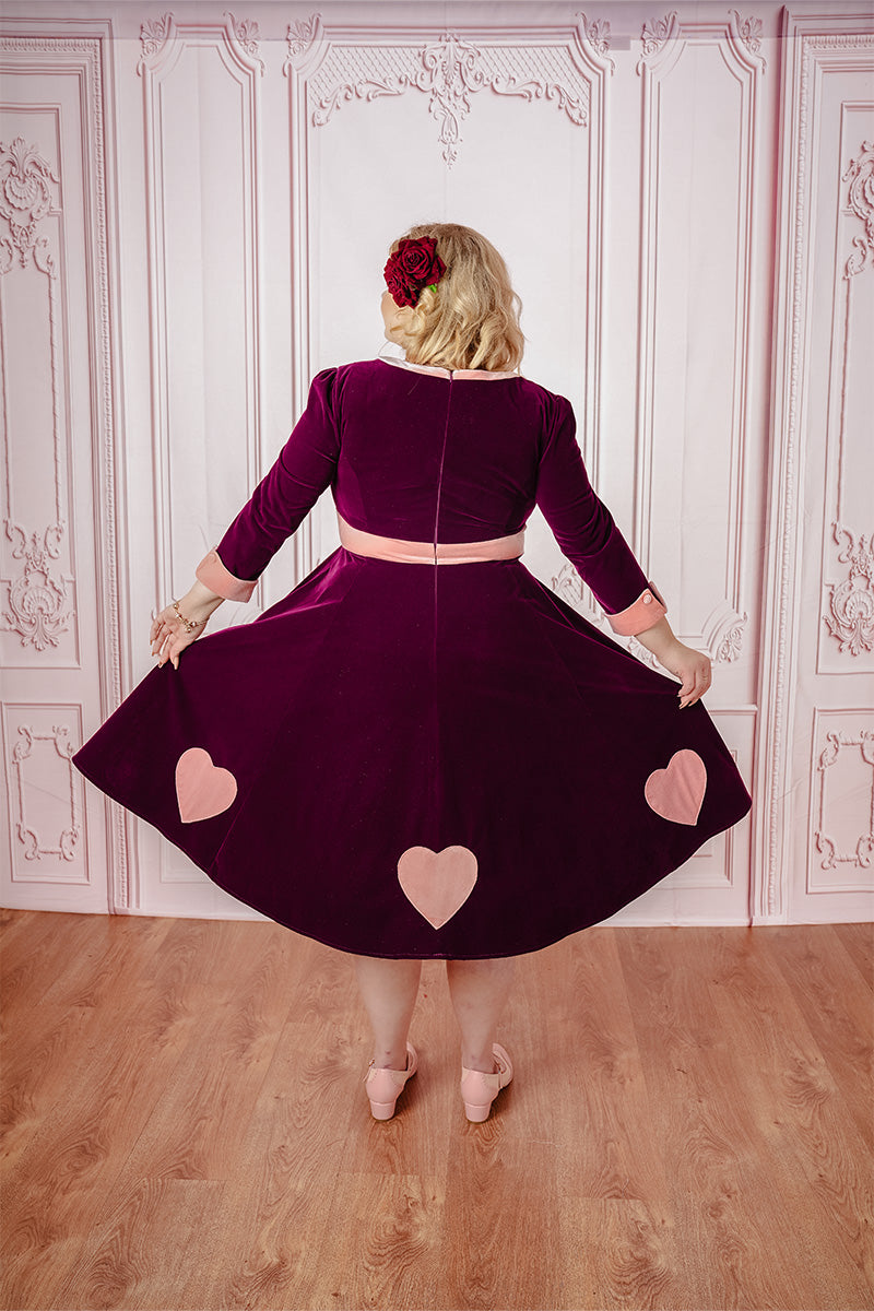 Cheshire Swing Dress Full Body Model Photo Rear