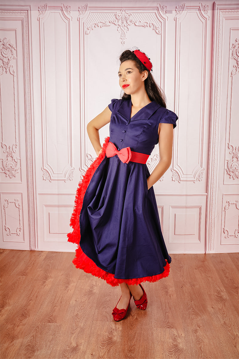 Carmel Swing Dress Pocket Watch and Petticoats