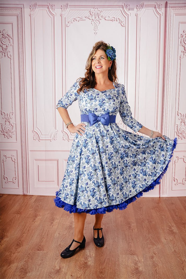 Lily Fleur Swing Dress Pocket Watch and Petticoats