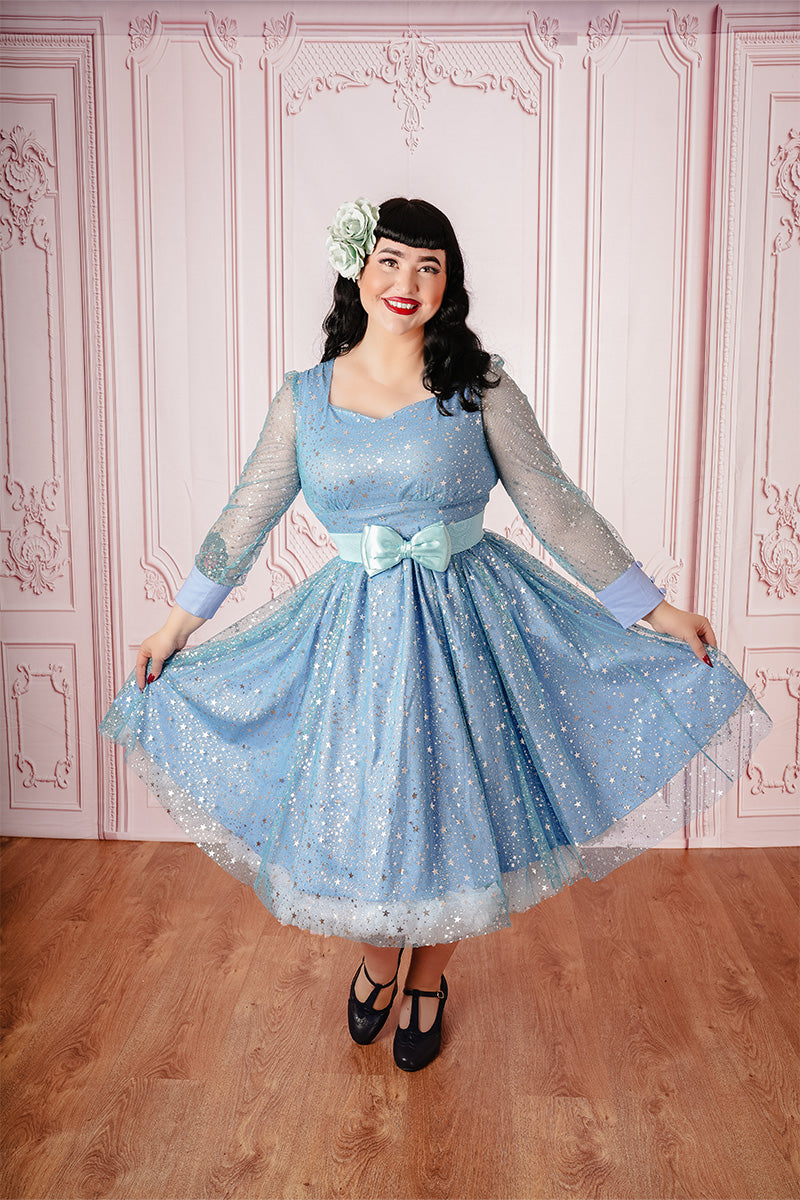 Ice Queen Swing Dress Pocket Watch and Petticoats