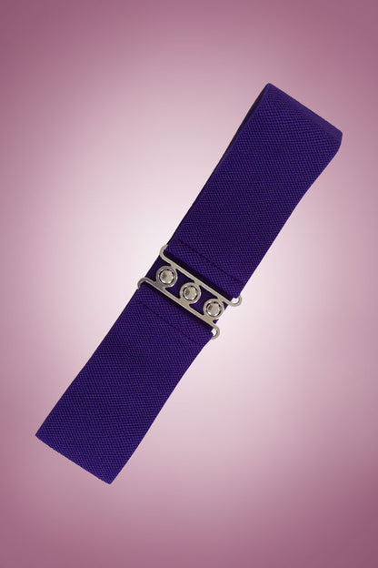 Prunella Plain Belt - Cadbury Purple