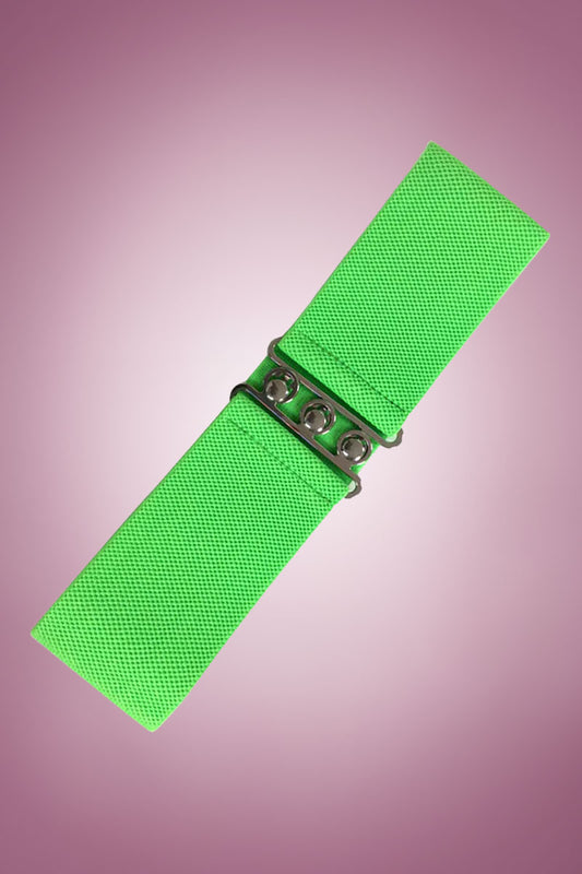 Prunella Plain Belt - Halloween Green