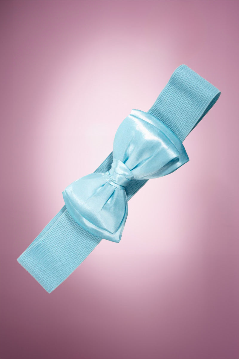 Beau Bow Belt in Baby Blue Product Photo