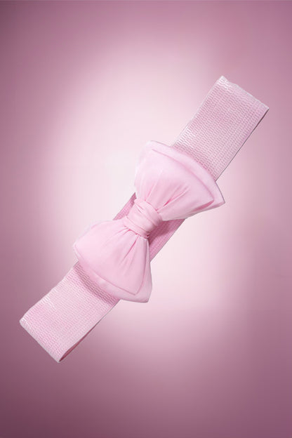 Beau Bow Belt in Baby Pink Product Photo