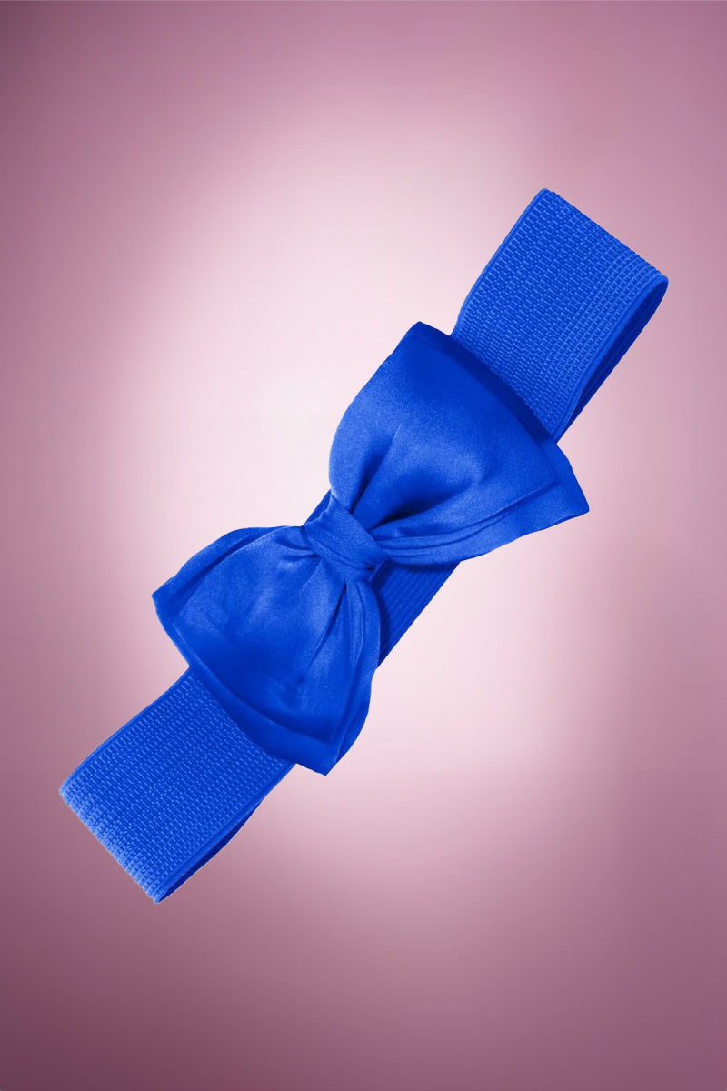 Beau Bow Belt in Royal Blue Product Photo