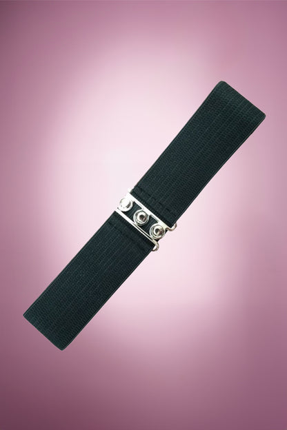 Prunella Plain Belt - Black