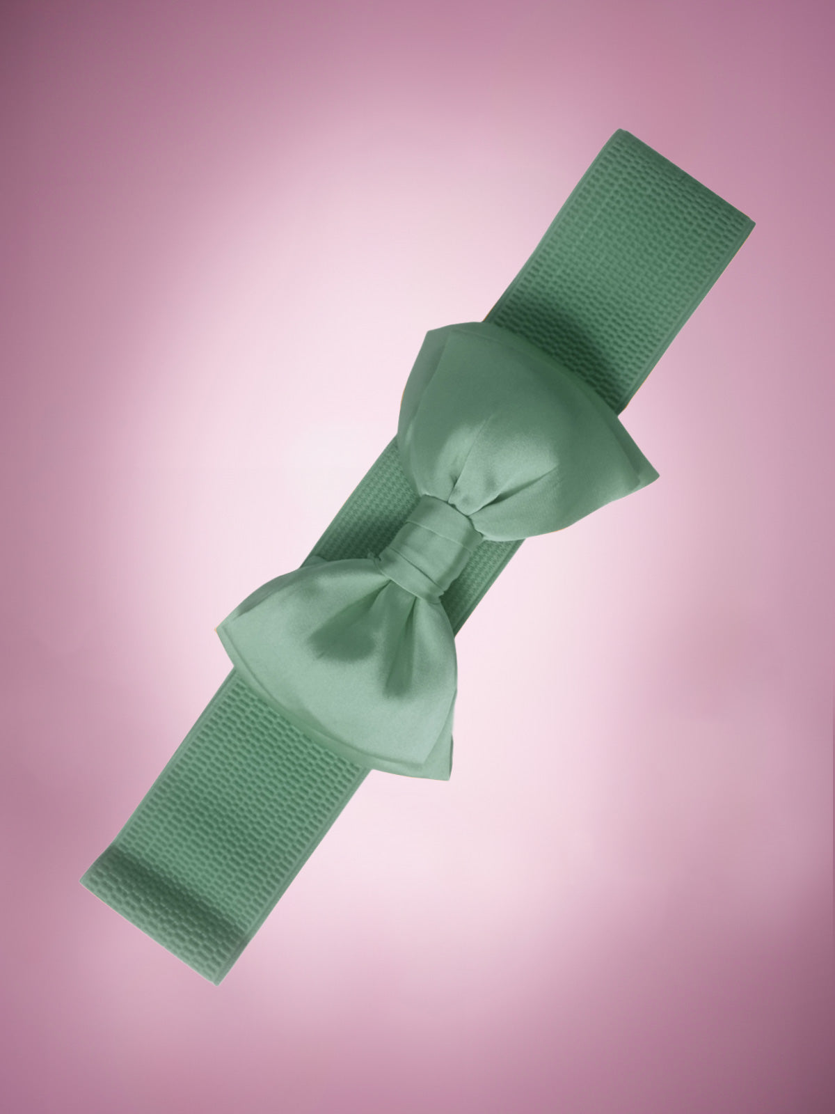 Beau Bow Belt in Sea Green Product Photo